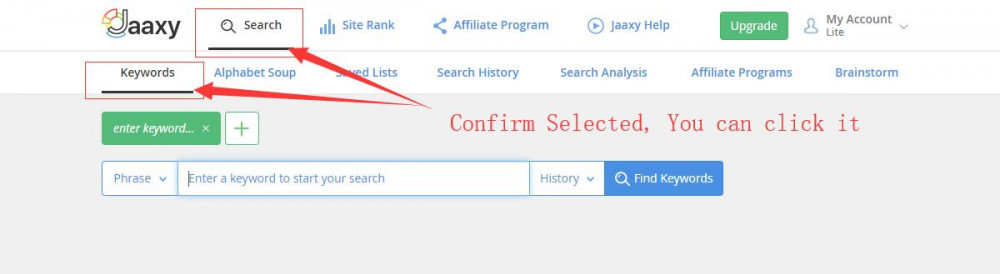 Jaaxy關鍵字工具找到最佳的利基域名
