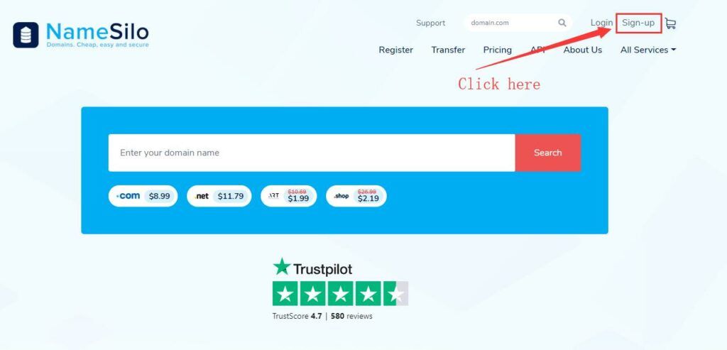 怎样在namesilo注册域名 - 最便宜域名